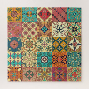 Puzzle Baldosas portuguesas: Estilo Azulejo sin inconveni