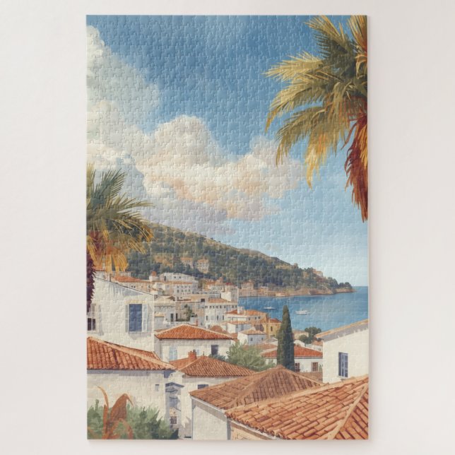 Puzzle Balearic Islands Vintage French Travel (Vertical)