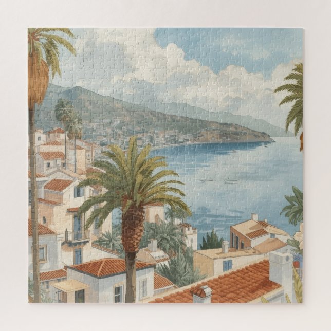 Puzzle Balearic Islands Vintage French Travel (Vertical)