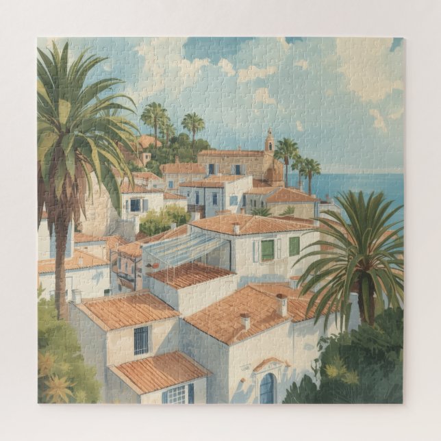 Puzzle Balearic Islands Vintage French Travel (Vertical)