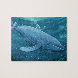 Puzzle Ballena azul
