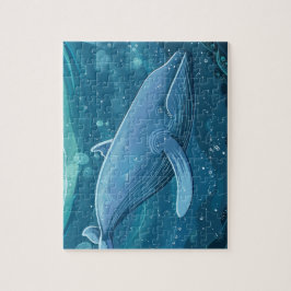 Puzzle Ballena azul