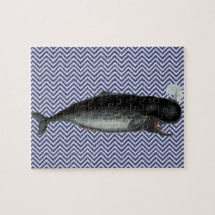 Puzzle Ballena de Risa de Vintage