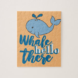 Puzzle Ballena Hola Allí Personalizado De Ballenas Cuesta