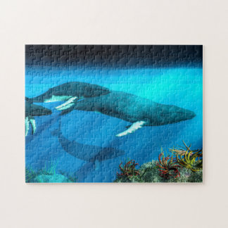 Puzzle Ballenas jorobadas