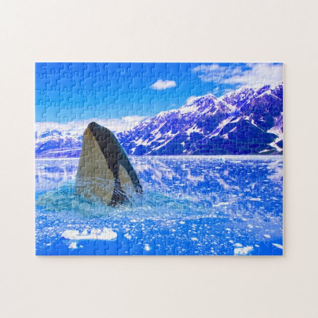 Puzzle Ballenas Orcas Canadienses. (Horizontal)