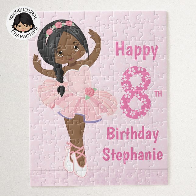 Puzzle Ballerina negra feliz cumpleaños (Subido por el creador)