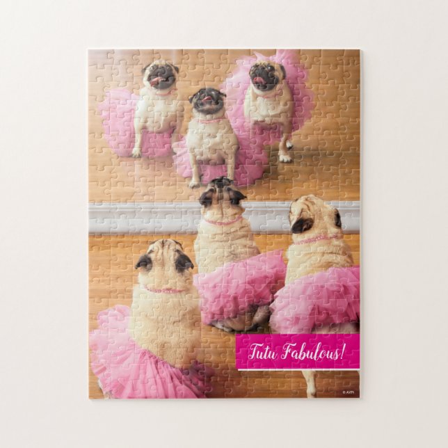 Puzzle Ballerina Pugs En Tutus (Vertical)