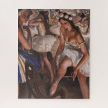 Ballerinas en el Vestido (por Serebriakova)