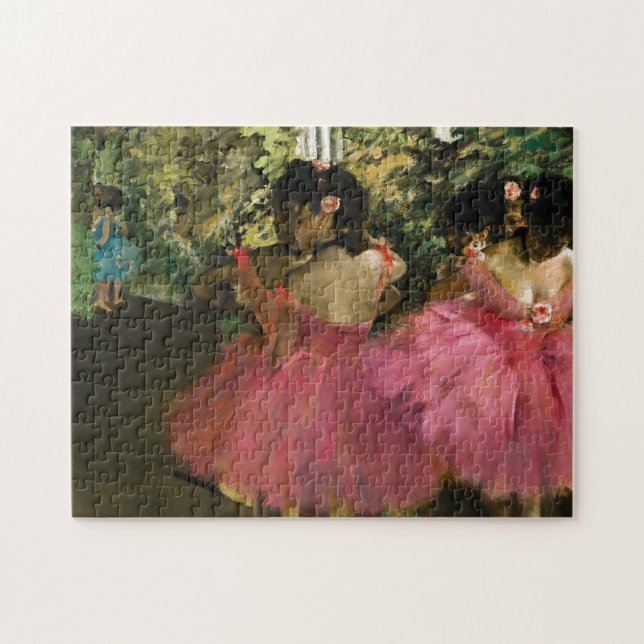 Puzzle Ballerinas en rosa de Edgar Degas (Horizontal)