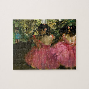 Puzzle Ballerinas en rosa por Edgar Degas