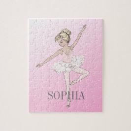 Puzzle Ballet Ballerina Plata rosa Personal