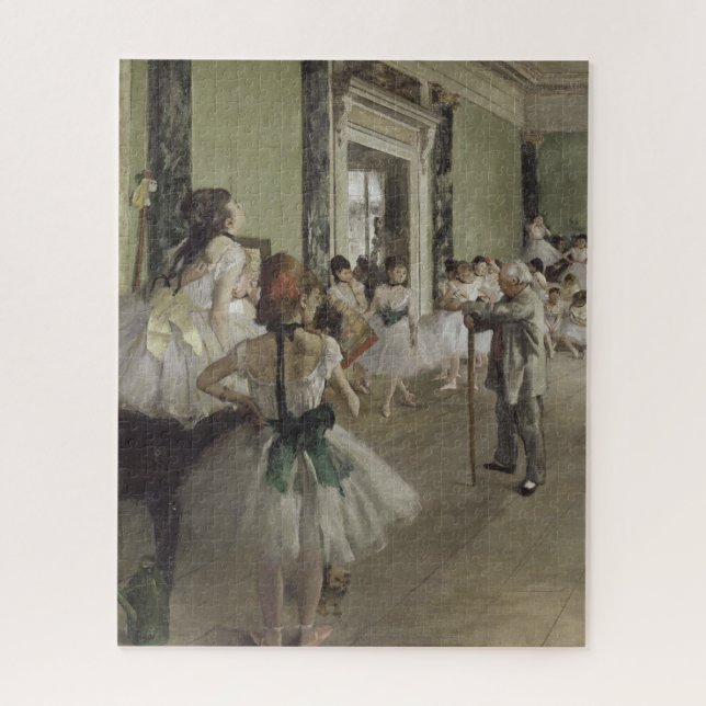 Puzzle Ballet Clase Danza - Pintura Edgar Degas (Vertical)