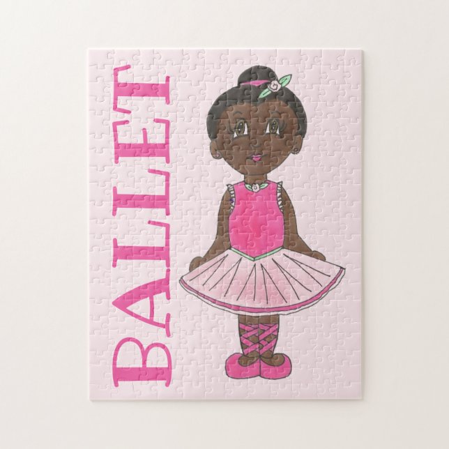 Puzzle BALLET Pink Tutu Ballerina Chica Dance Recital (Vertical)