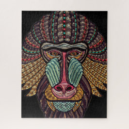 Puzzle Balneario de vidrio manchado mosaico animal arte a