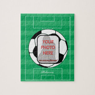Puzzle Balón de fútbol adaptable de la foto