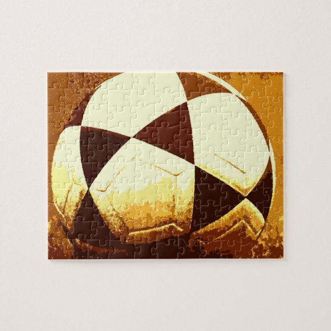 Puzzle Balón de fútbol - Fútbol popular arte deportivo mu (Horizontal)