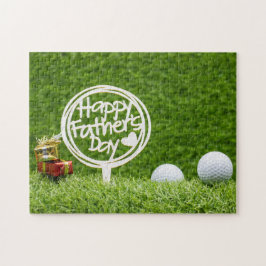 Puzzle Balón de golf Feliz Día del Padre para el Golf pap