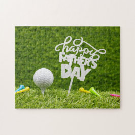 Puzzle Balón de golf Feliz Día del Padre para el Golf pap