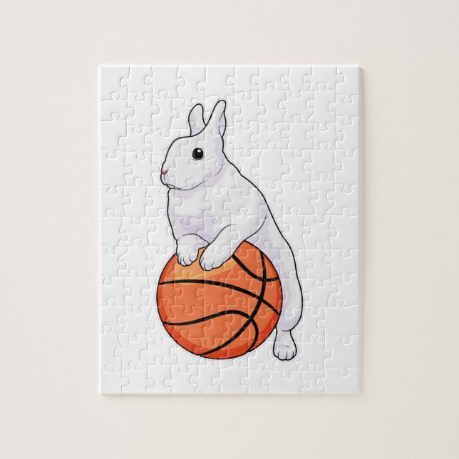 Puzzle Baloncestista Bunny (Vertical)