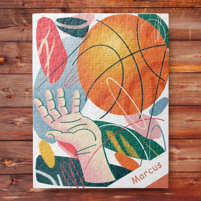 Puzzle Baloncestistas Resumen artístico Tema deportivo (Subido por el creador)