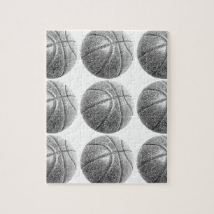 Puzzle Baloncesto con efecto lápiz