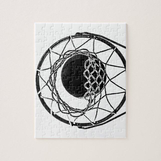 Puzzle Baloncesto de arte pop (Vertical)