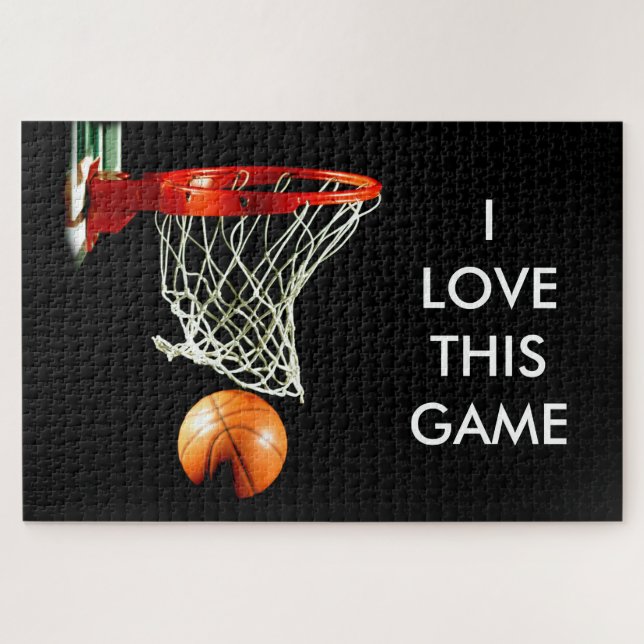 Puzzle Baloncesto - Deportes de arte popular (Horizontal)