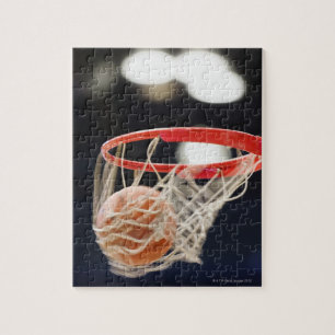 Puzzle Baloncesto en cesta