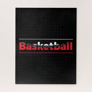Puzzle Baloncesto Jugador - Arco Geométrico Minimalista