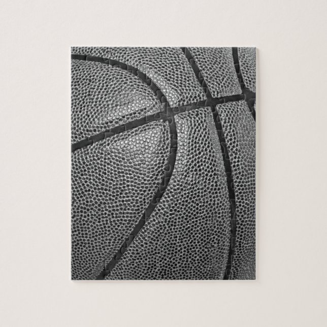 Puzzle Baloncesto Negro y Blanco (Vertical)