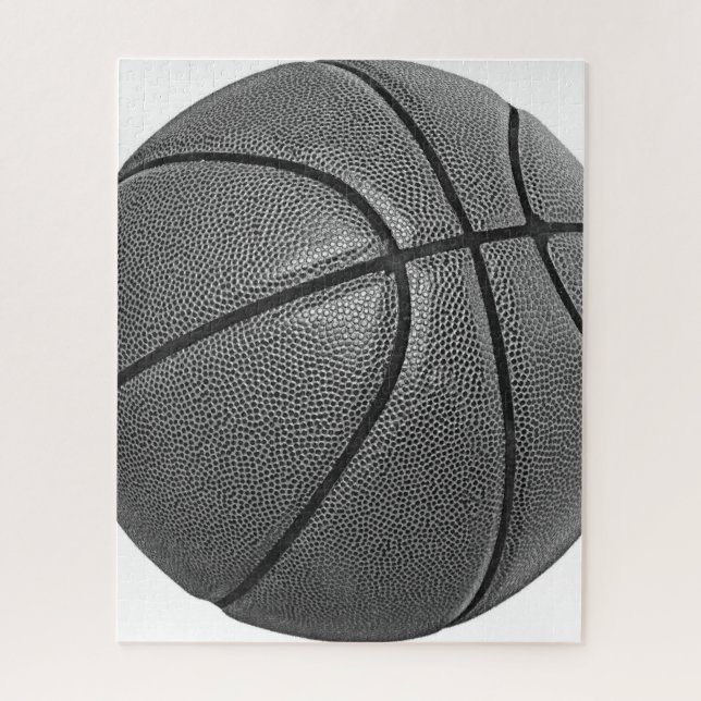 Puzzle Baloncesto Negro y Blanco (Vertical)