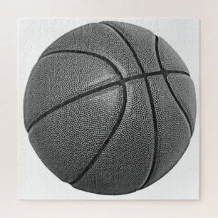 Puzzle Baloncesto Negro y Blanco