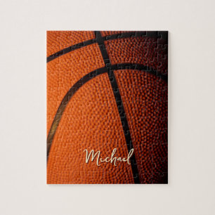 Puzzle Baloncesto Reemplazar Nombre Personalizable 