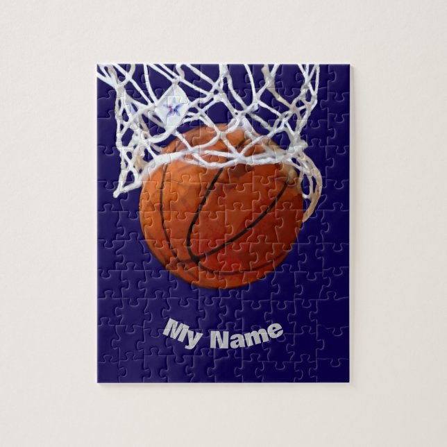 Puzzle Baloncesto Tu Nombre (Vertical)