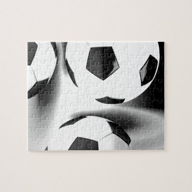 Puzzle Balones de fútbol (Horizontal)