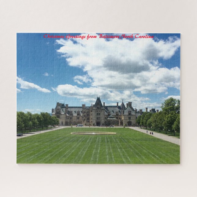 Puzzle Baltimore Carolina del Norte. Saludos de Navidad (Horizontal)