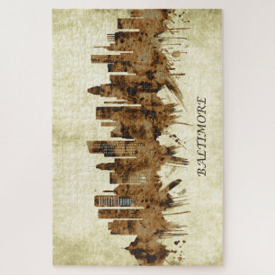 Puzzle Baltimore Maryland Cityscape