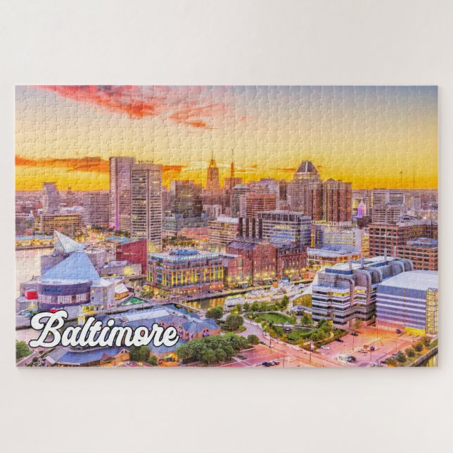 Puzzle Baltimore, Maryland, Estados Unidos (Horizontal)