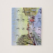 Bamburgh Village Advancement calendario rompecabez