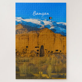 Puzzle Bamyan, Afganistán - Valle del acantilado de Buda