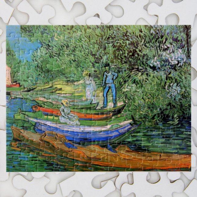 Puzzle Banco del Oise en Auvers por Vincent van Gogh (Subido por el creador)