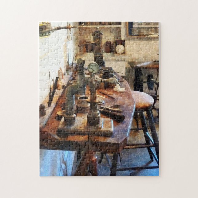 Puzzle Banco en laboratorio dental (Vertical)