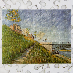 Puzzle Bancos de Sena, Pont de Clichy por Vincent van Gog