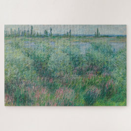 Puzzle Bancos del Sena cerca de Vétheuil, Monet 1881