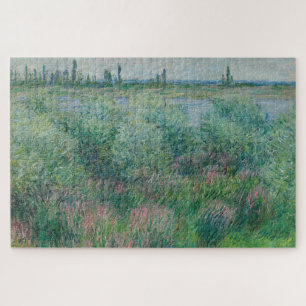 Puzzle Bancos del Sena cerca de Vétheuil, Monet 1881
