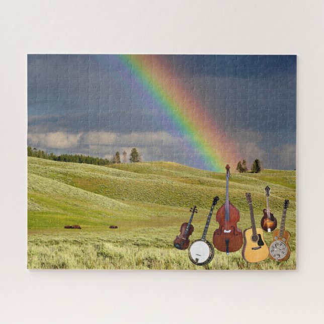 PUZZLE BANDA DE BLUEGRASS DE 5 PEDAZOS (Horizontal)