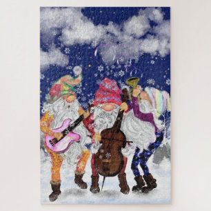 Puzzle Banda de navidades - canción feliz - Fiesta -