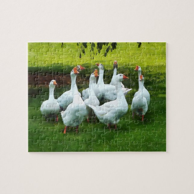 Puzzle Bandada de gansos (Horizontal)