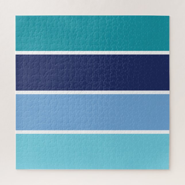 Puzzle Bandas azules (Vertical)